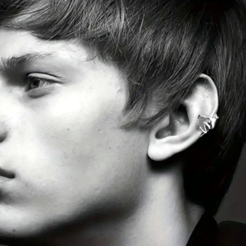 Women's Gothic Frog Ear Cuff Alloy - Silver